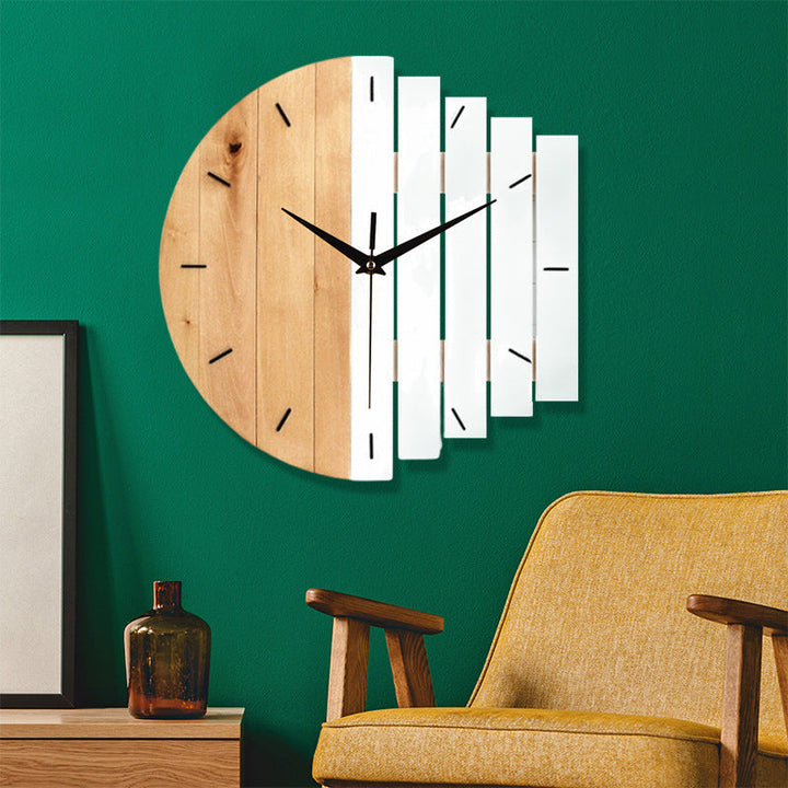 Lisslune | Unique Wooden Analog Silent Wall Clock
