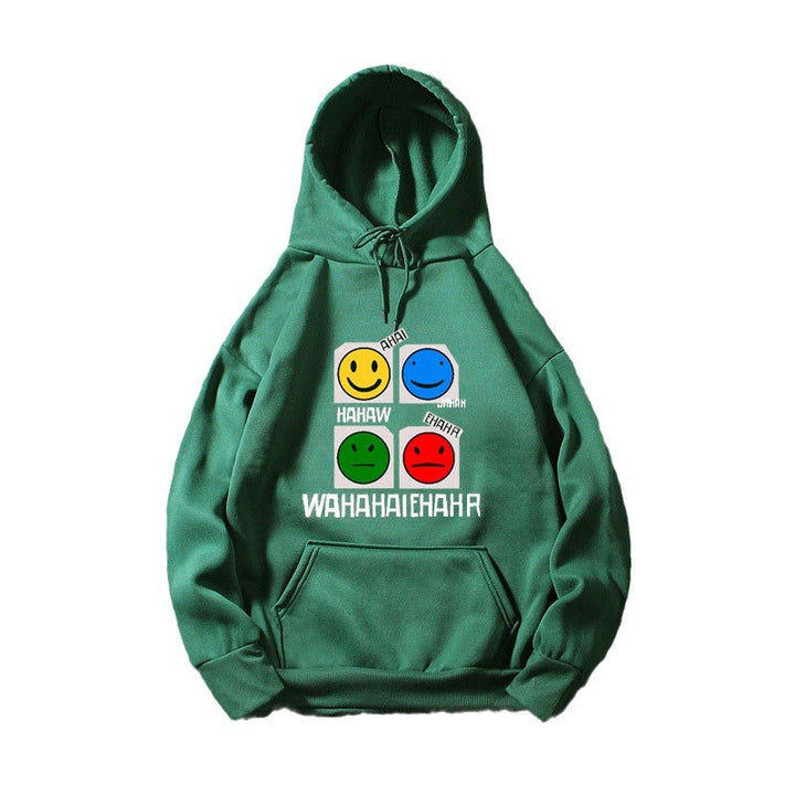 Women’s hoodie with cheerful emoji design Lisslune