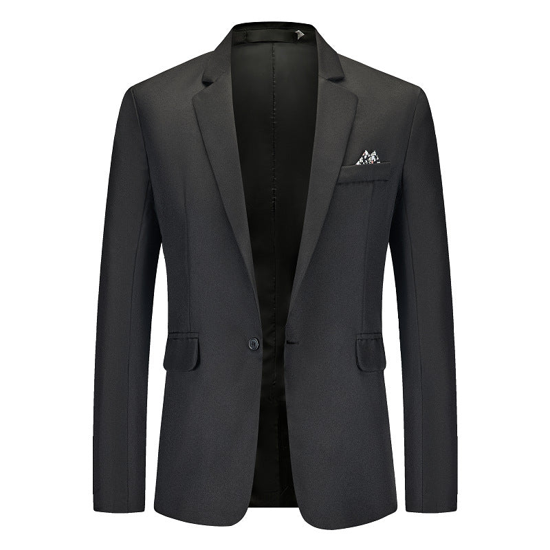 Men's Elegant Suit Blazer with Fine Structure and Modern Cut Lisslune