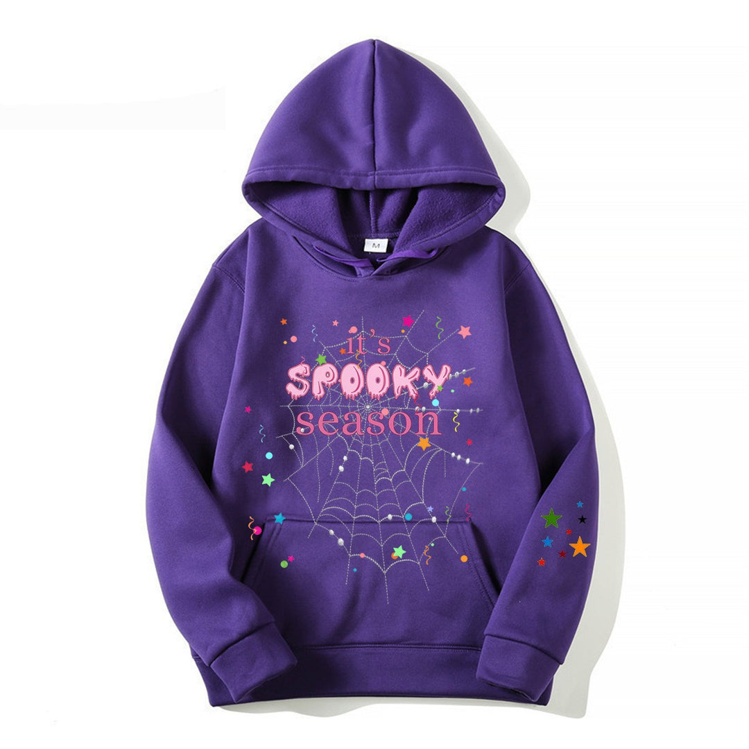 Women cozy hoodie with graphic Halloween design Lisslune