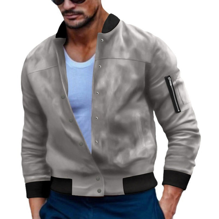 Men's bomber jacket with practical zip pockets Lisslune