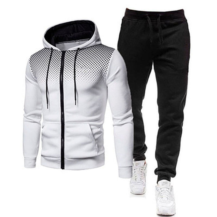 Men's sporty hoodie and jogging pants set with breathable technology Lisslune