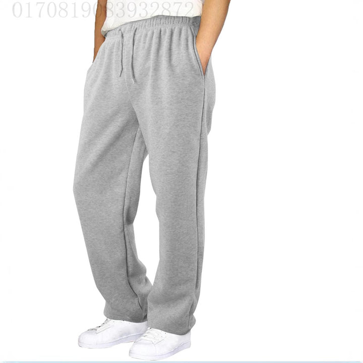 Men's comfortable sweatpants with elastic waistband and side pockets Lisslune