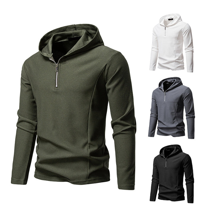 Men's functional sweater with half zipper and breathable fabric Lisslune