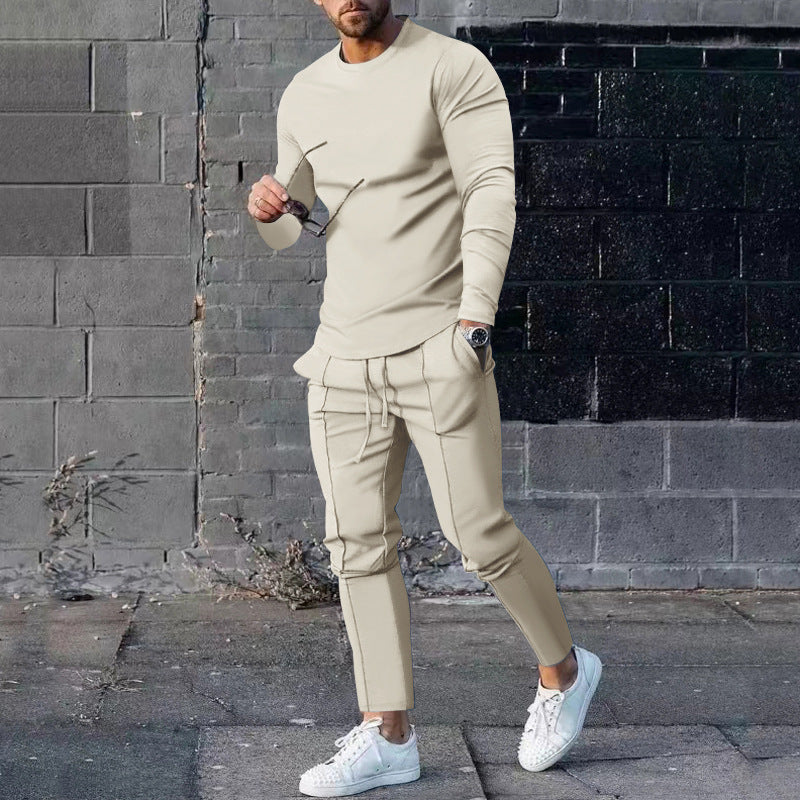 Men's sporty sweatshirt and jogger set Lisslune