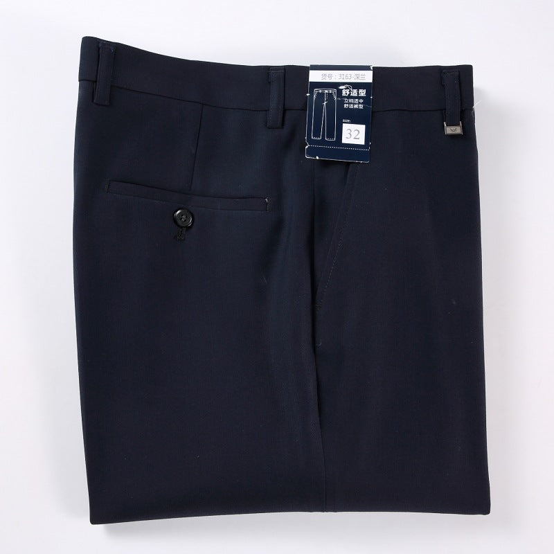 Men's elegant suit trousers with fine textured design Lisslune