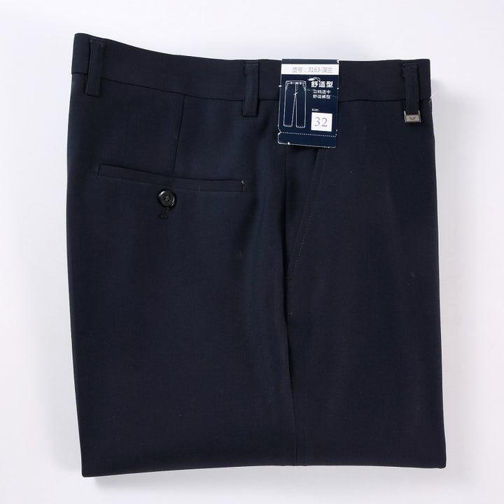 Men's elegant suit trousers with fine textured design Lisslune