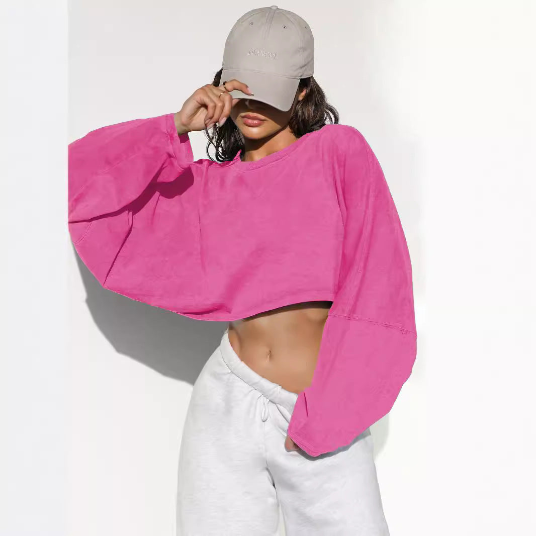 Women's casual crop sweater Lisslune