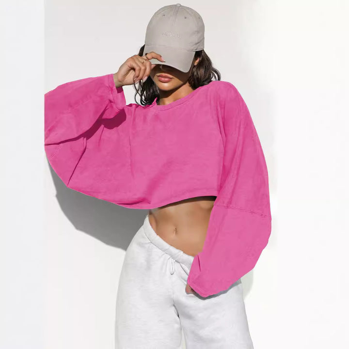 Women's casual crop sweater Lisslune
