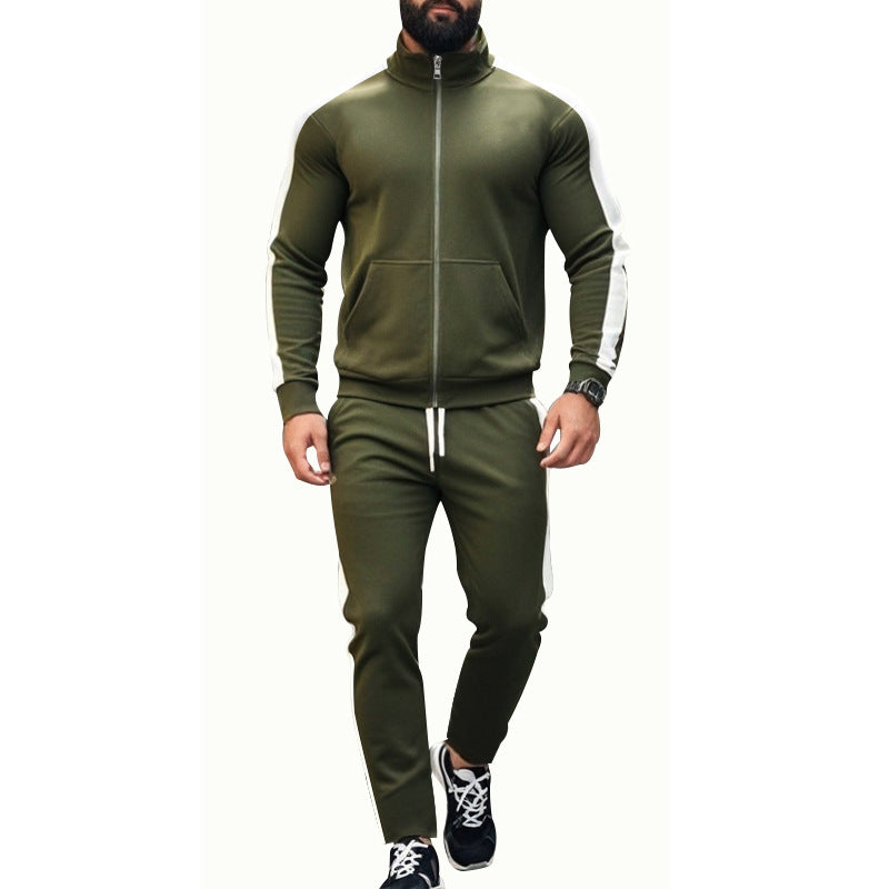 Men's sporty hoodie jacket and jogging pants set Lisslune