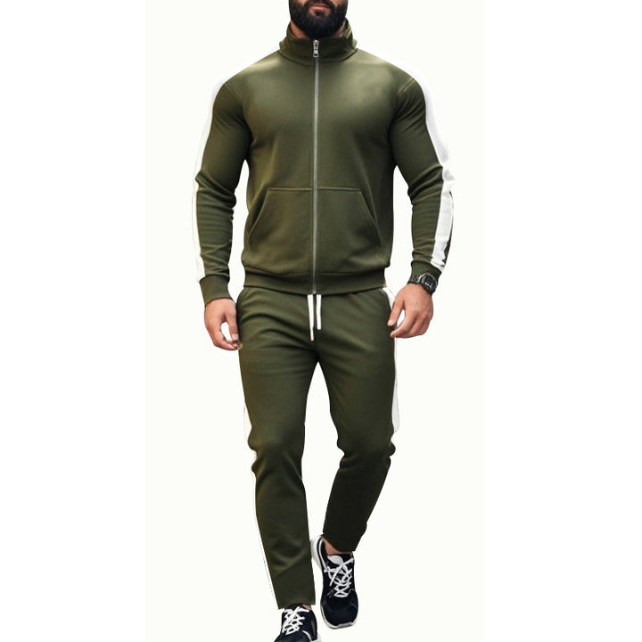 Men's sporty hoodie jacket and jogging pants set Lisslune
