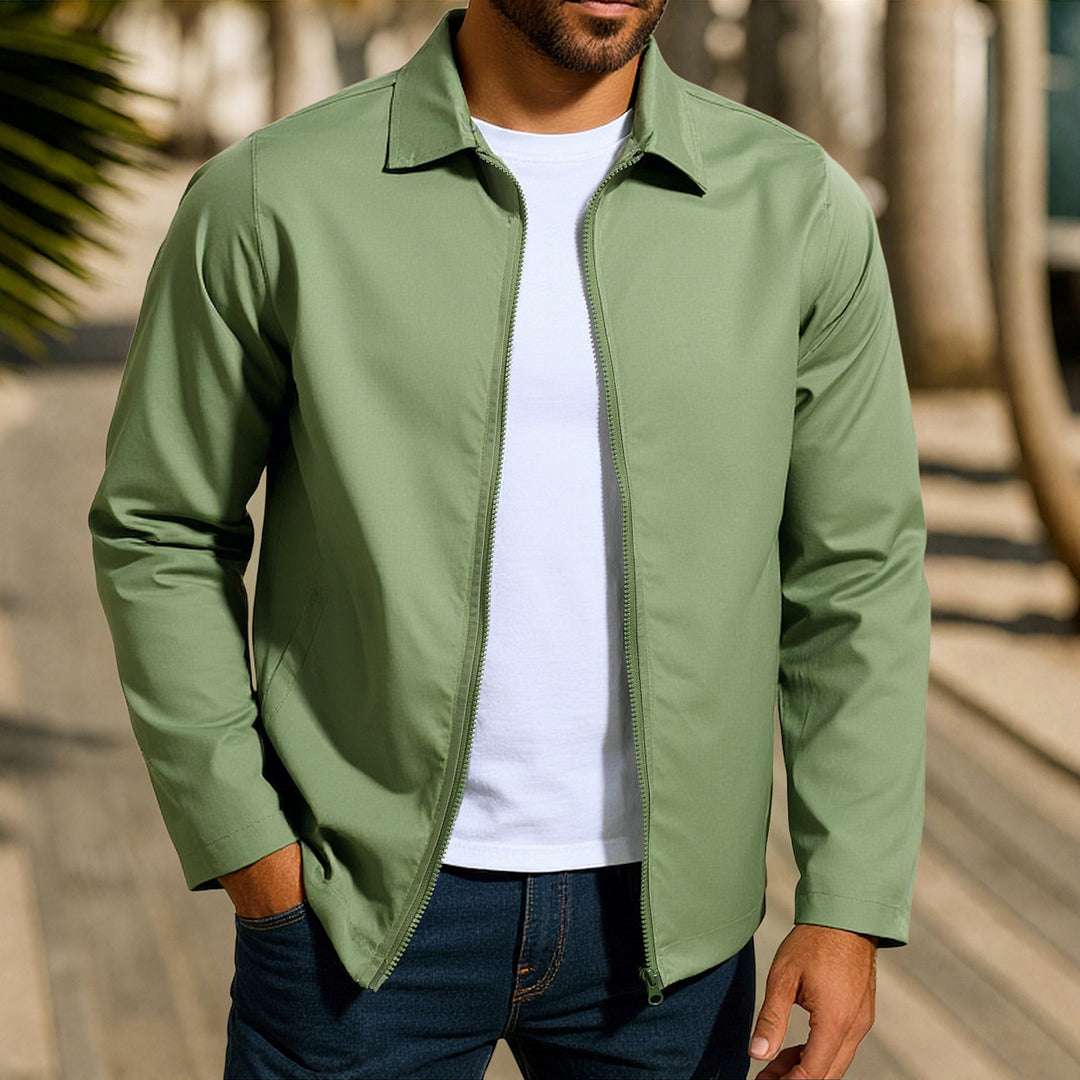 Men's casual leisure jacket with innovative wind protection technology Lisslune