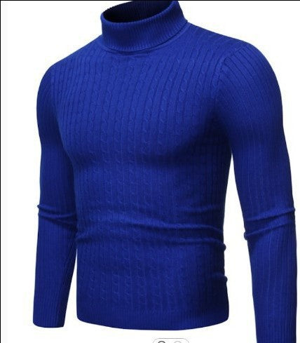 Men's High-Quality Turtleneck Sweater with Fine Texture Lisslune