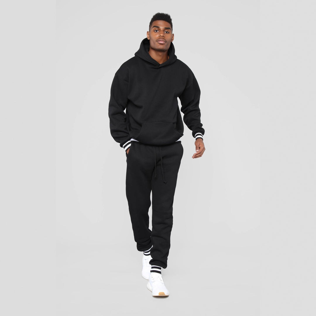 Men's sporty sweatshirt with comfortable joggers in urban style Lisslune