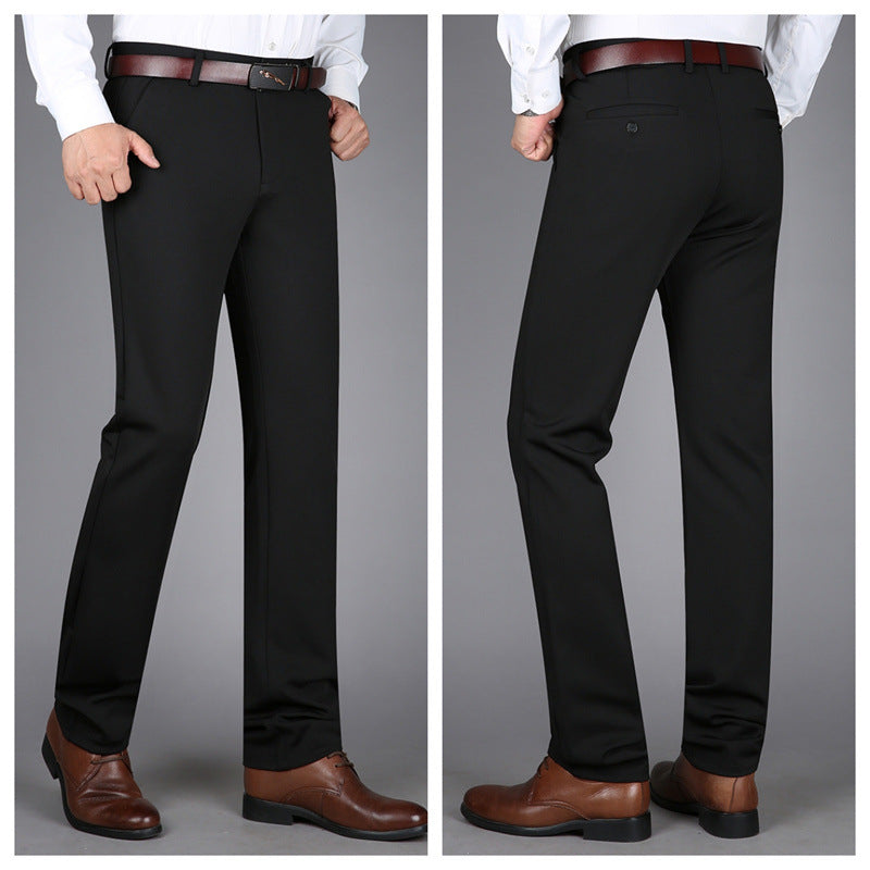 Men's High-Quality Suit Pants with Modern Fabric Pattern Lisslune