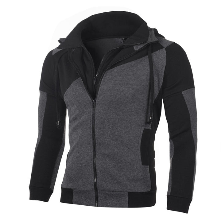 Women's sporty hooded jacket with high collar and practical zip pockets Lisslune