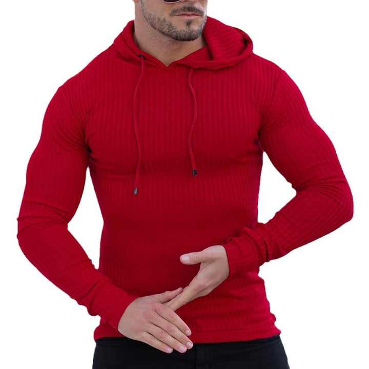 Men's hoodie with moisture-regulating cotton blend and textured design Lisslune