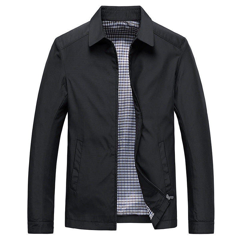Men's leisure jacket with a casual cut and practical pockets Lisslune