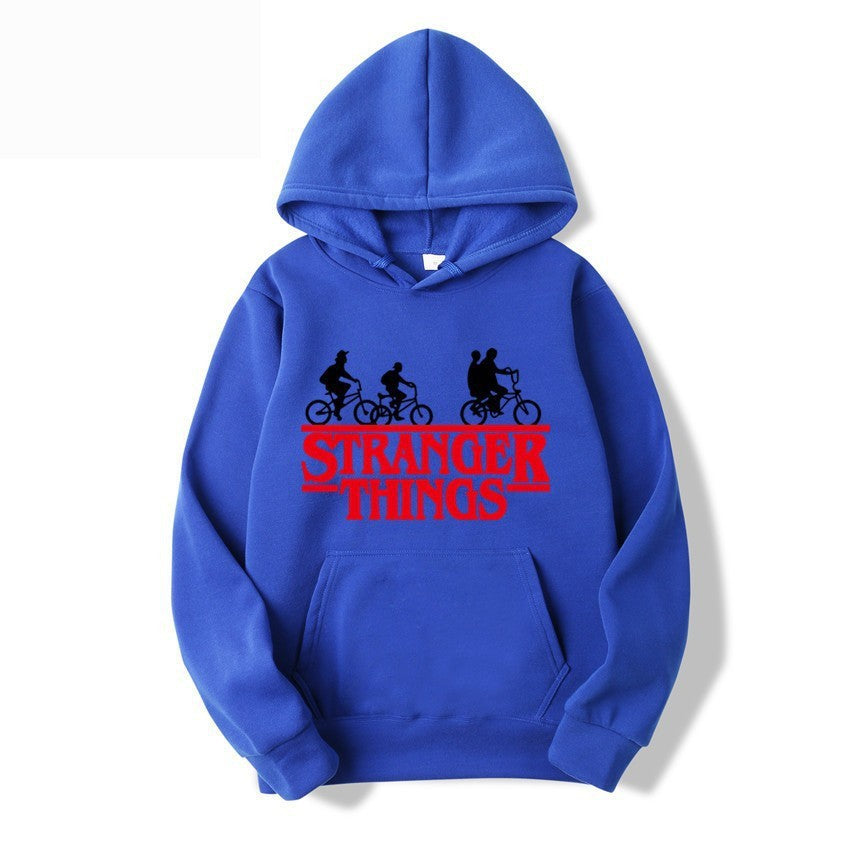 Women's hooded sweatshirt with creative Stranger Things design Lisslune