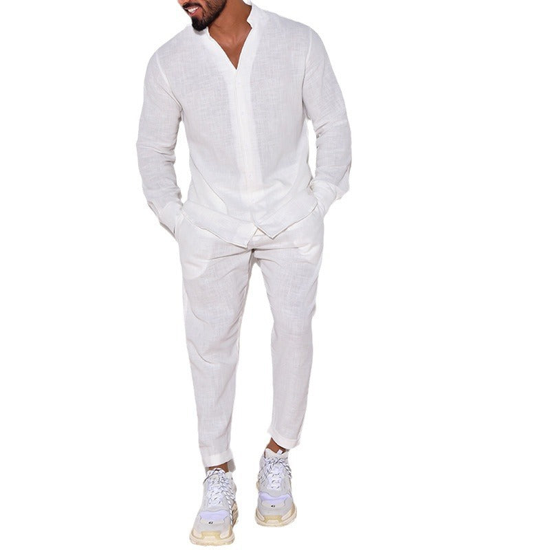 Men's Luxurious Linen Suit Set Lisslune