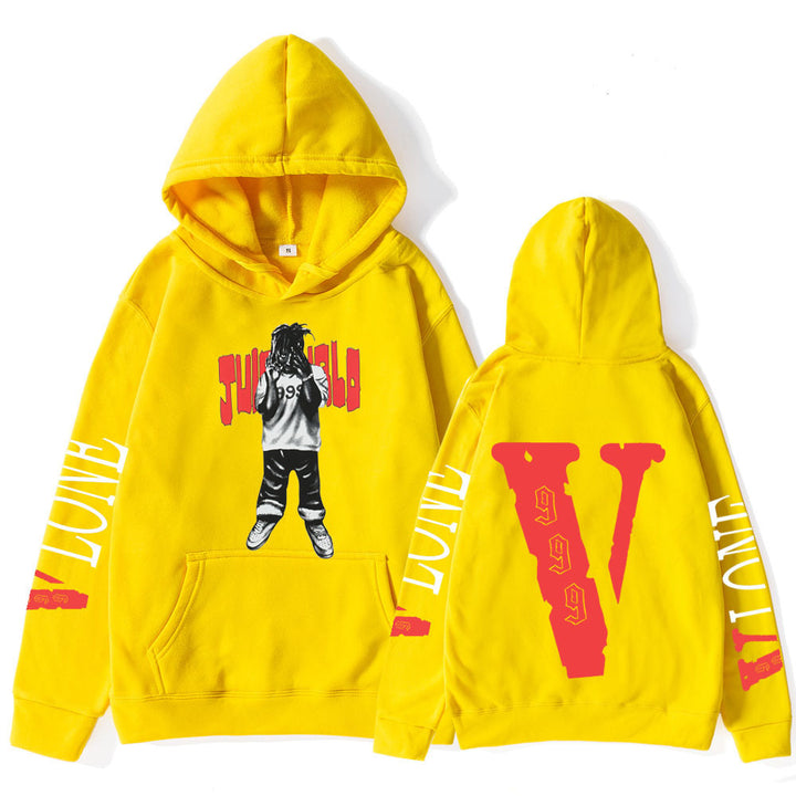 Women's hooded sweatshirt with artistic print and comfortable fit Lisslune