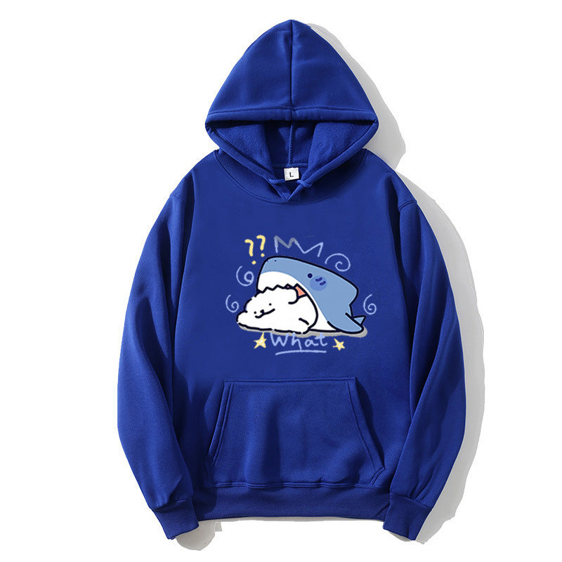 Women's hoodie with playful whale motif Lisslune