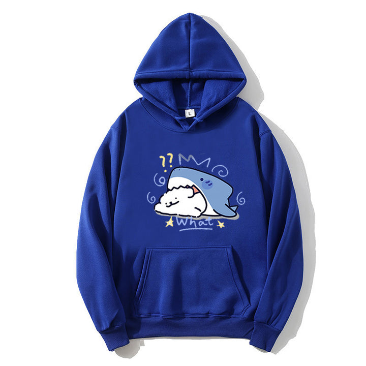 Women's hoodie with playful whale motif Lisslune