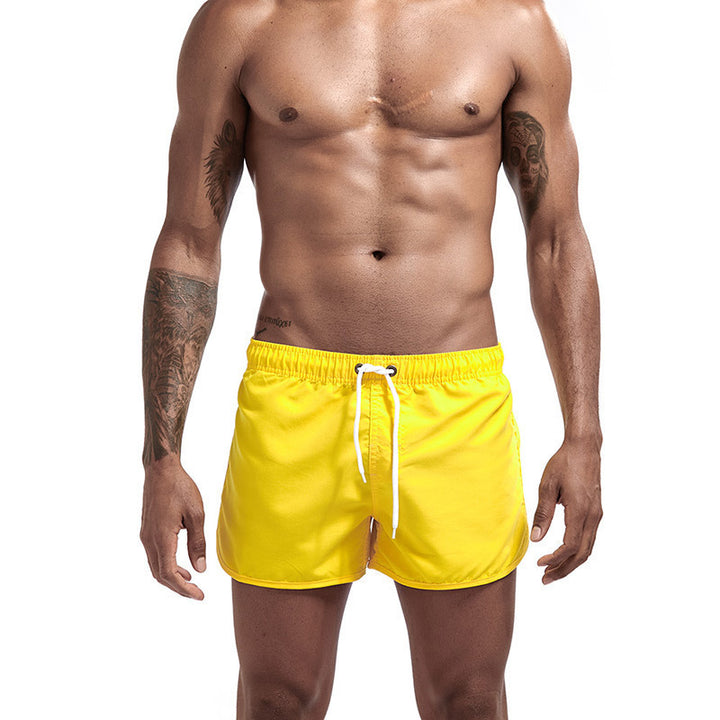 Men's swim shorts made of quick-drying material with an elastic waistband Lisslune