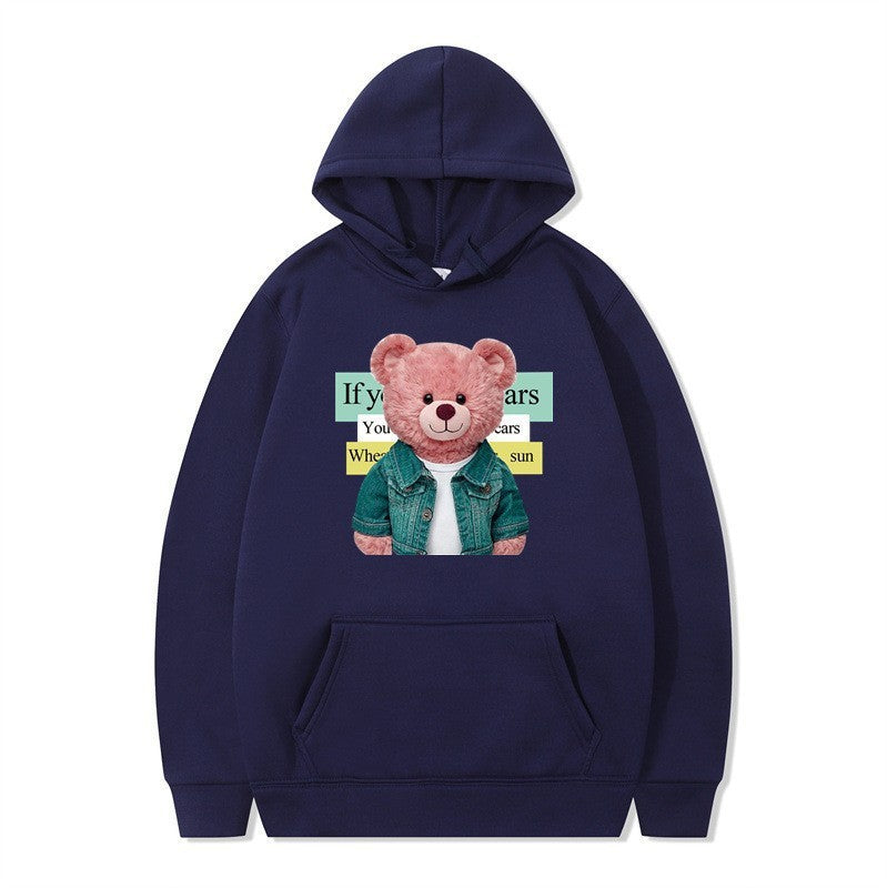 Women Hoodie with cute bear motif Lisslune
