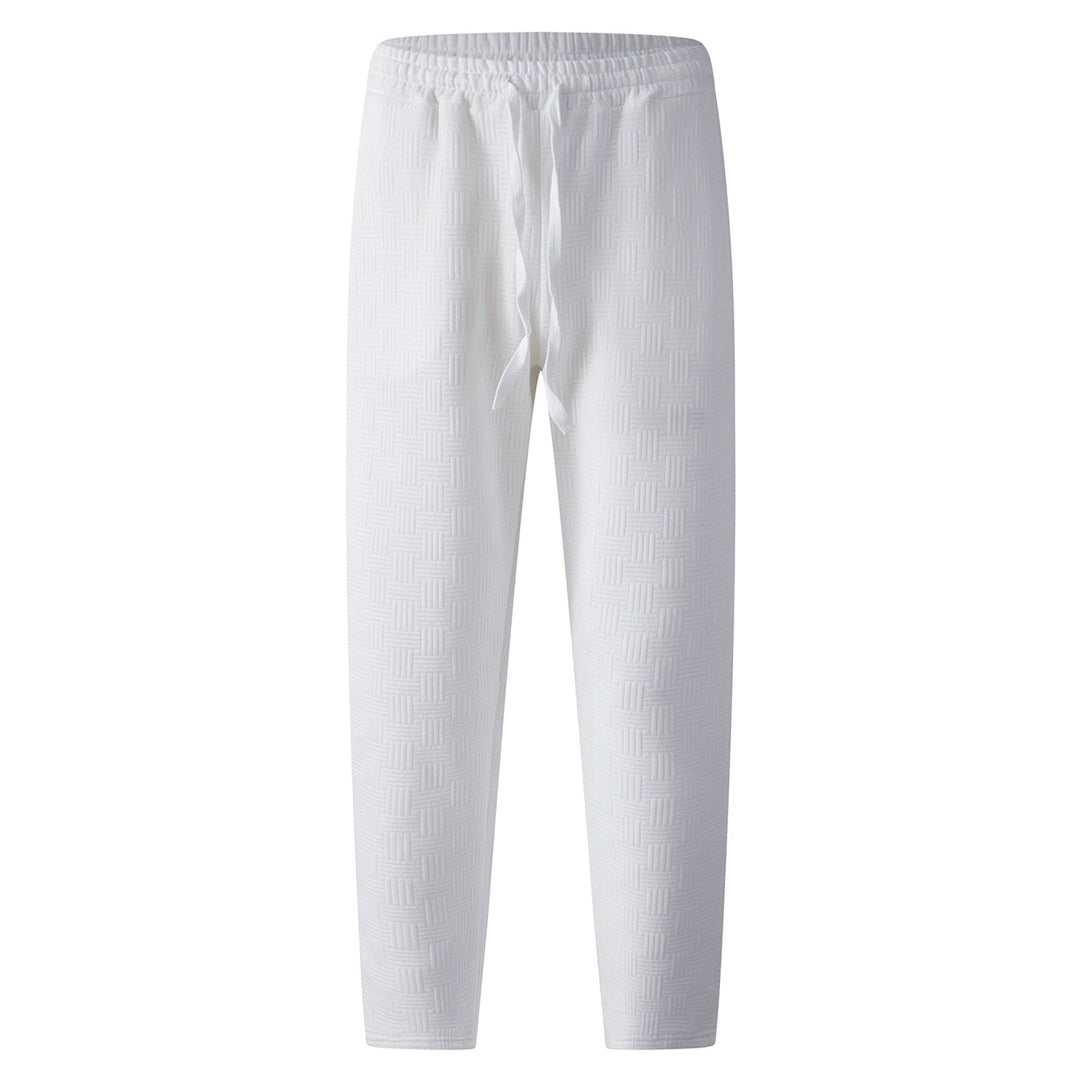 Men's sporty leisure pants with innovative structural design and elastic waistband Lisslune