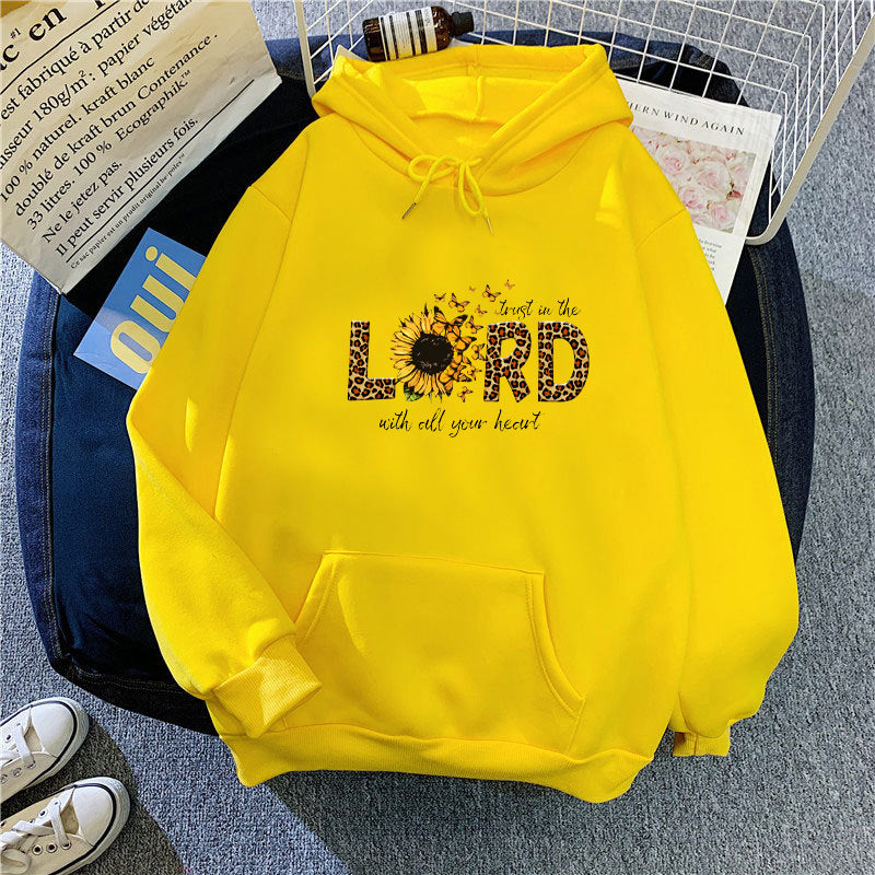 Women's hoodie with inspiring sunflower design Lisslune