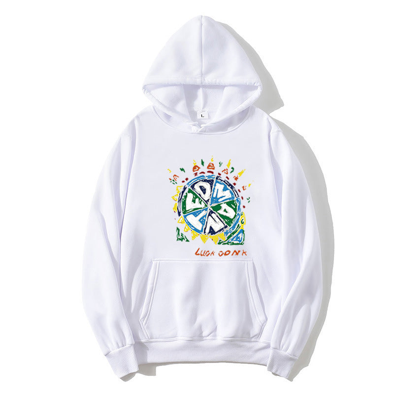 Women's hoodie with creative graphic print Lisslune
