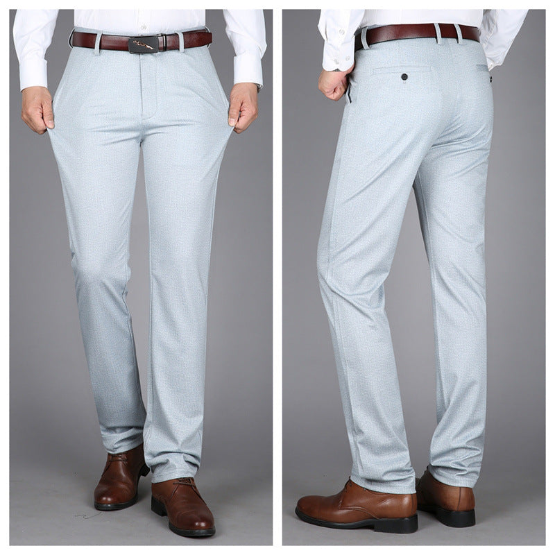 Men's High-Quality Suit Pants with Modern Fabric Pattern Lisslune