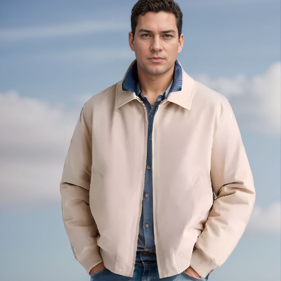 Men's casual jacket with modern design and practical details Lisslune