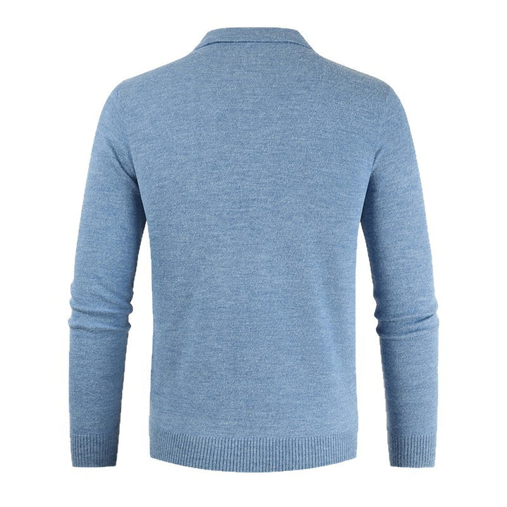 Men's Elegant Polo Shirt with High-Quality Knit Structure Lisslune
