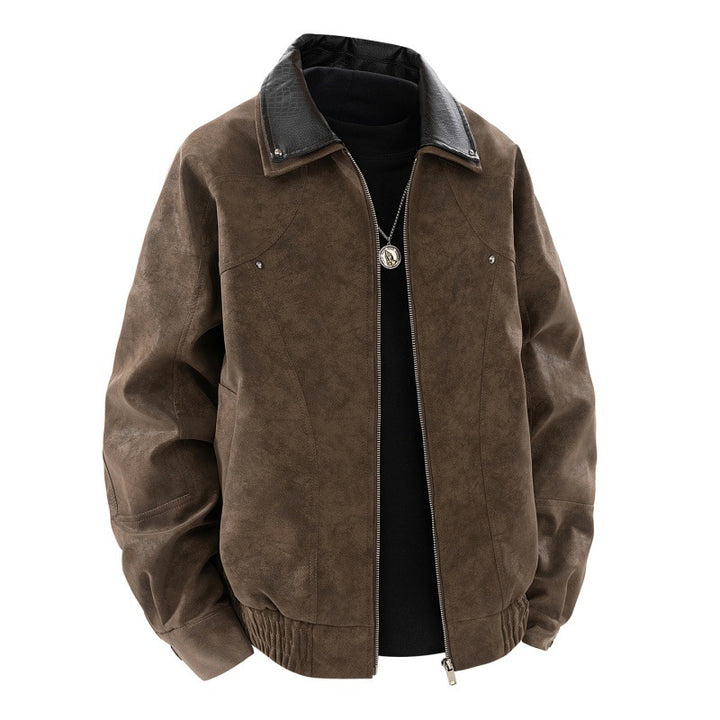Men's stylish leather jacket Lisslune