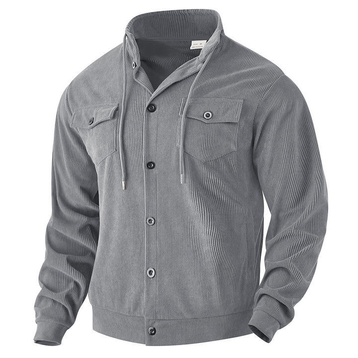 Men's utility jacket made of striped cord Lisslune