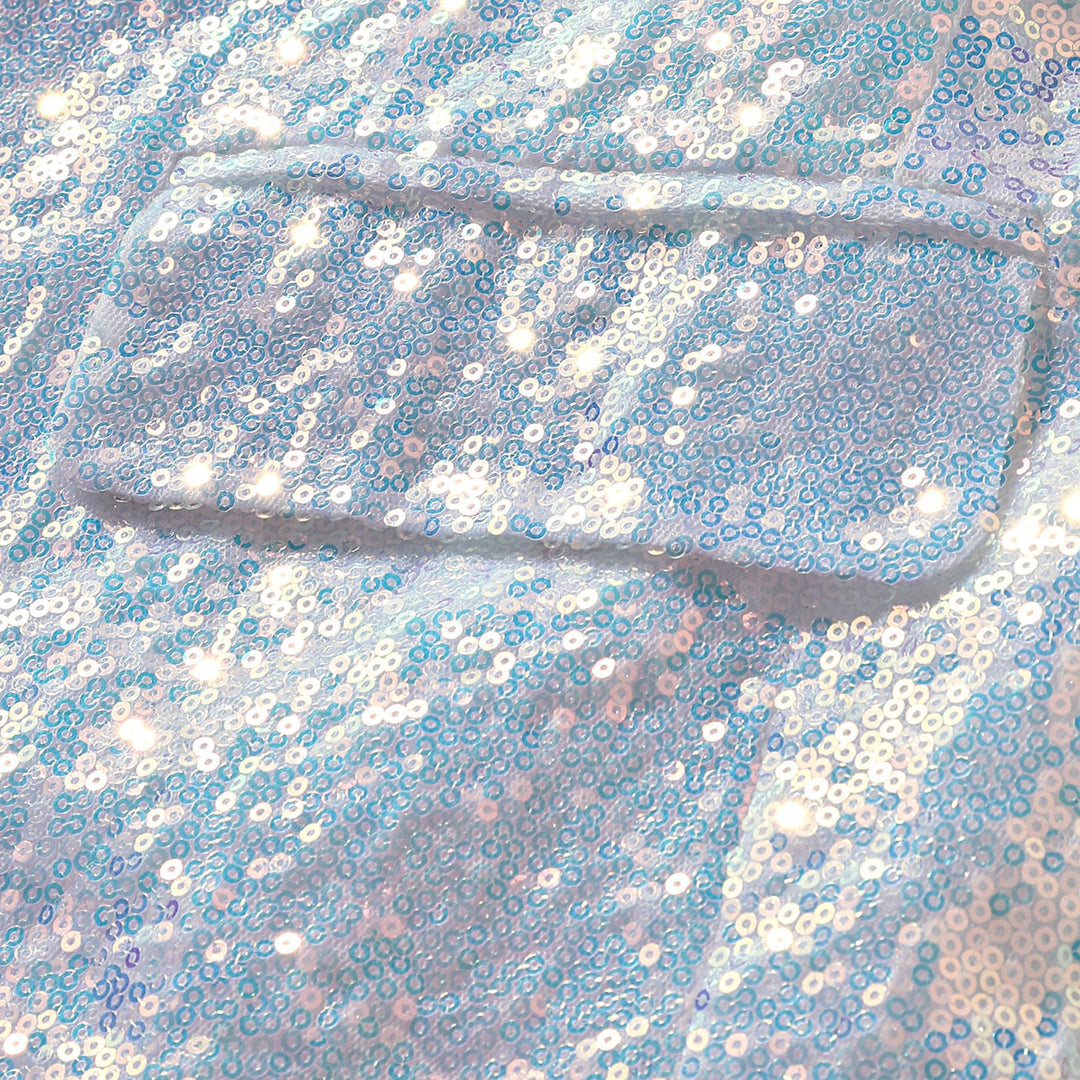 Men's Glamorous Sequin Blazer with Shimmering Effect Lisslune
