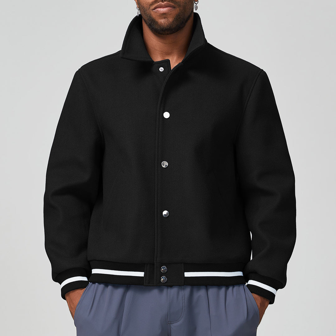 Men's Casual Jacket with Classic Collar Lisslune