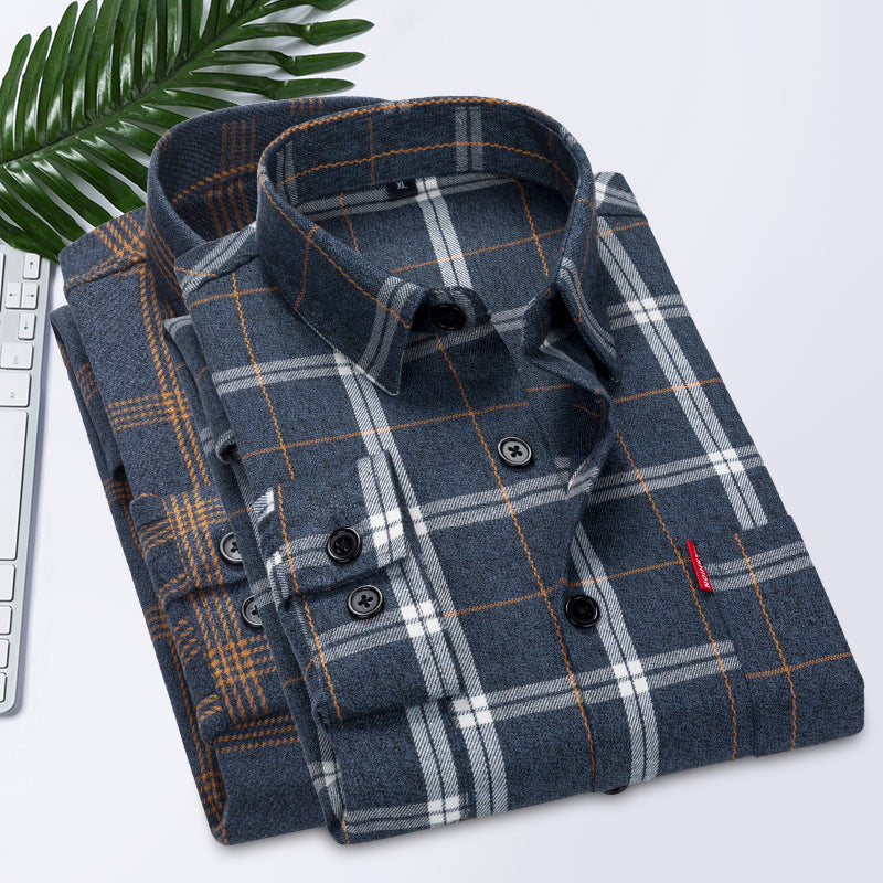 Men's Casual Flannel Shirt Lisslune