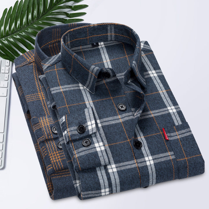 Men's Casual Flannel Shirt Lisslune