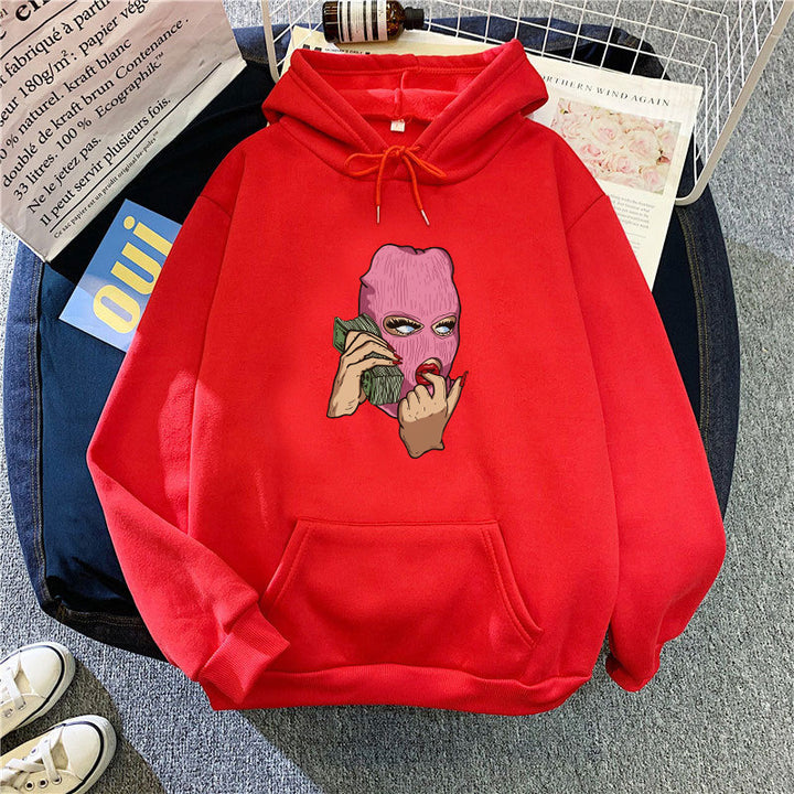 Ladies hoodie with artistic graphic design Lisslune