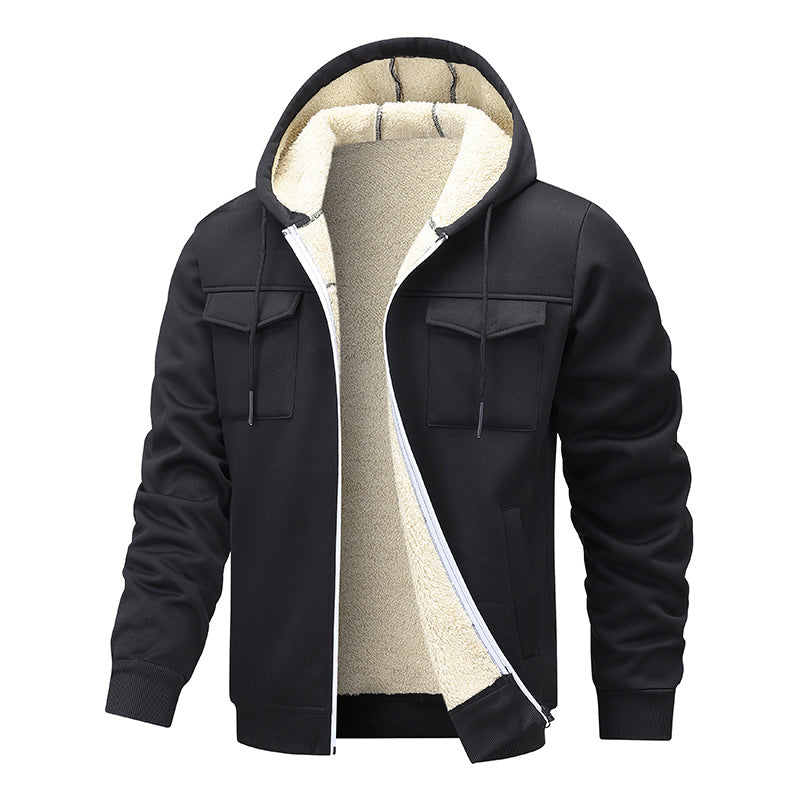 Men's Sweat Jacket with Soft Inner Lining Lisslune