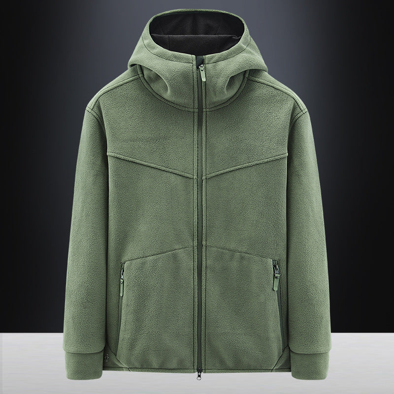 Men's fleece jacket with ergonomic fit and practical zip pockets Lisslune
