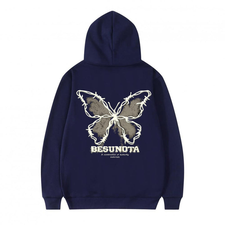Women's hoodie with creative butterfly motif Lisslune