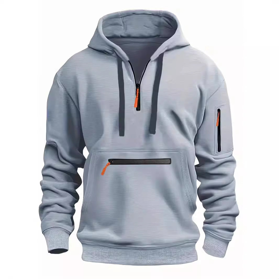 Men's Functional Sweater with Innovative Pockets Lisslune