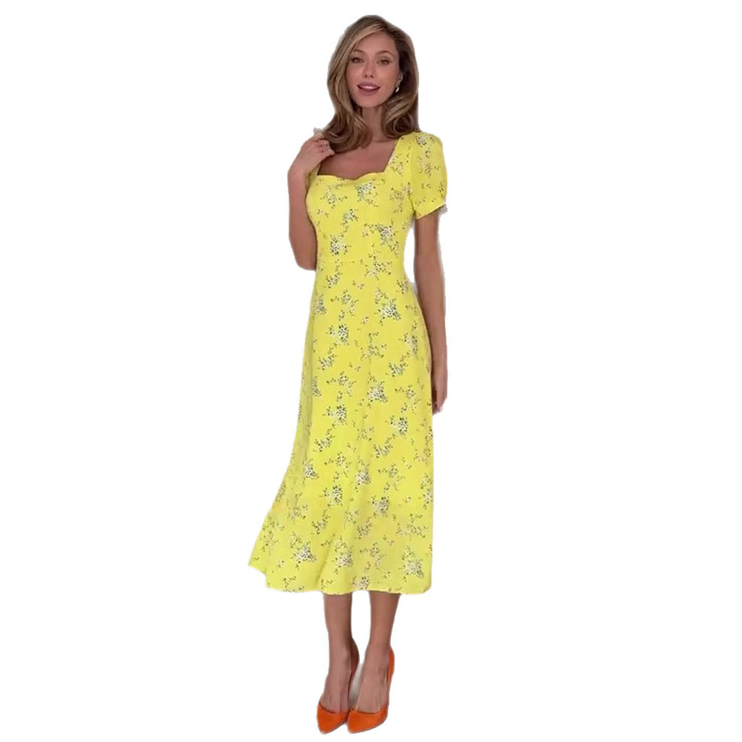 Ladies summer dress with floral patterns Lisslune