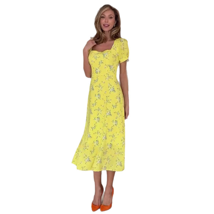 Ladies summer dress with floral patterns Lisslune