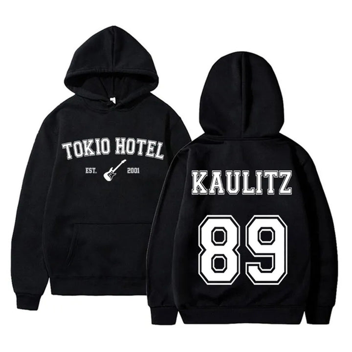 Women's hoodie with modern band design and comfortable fit Lisslune
