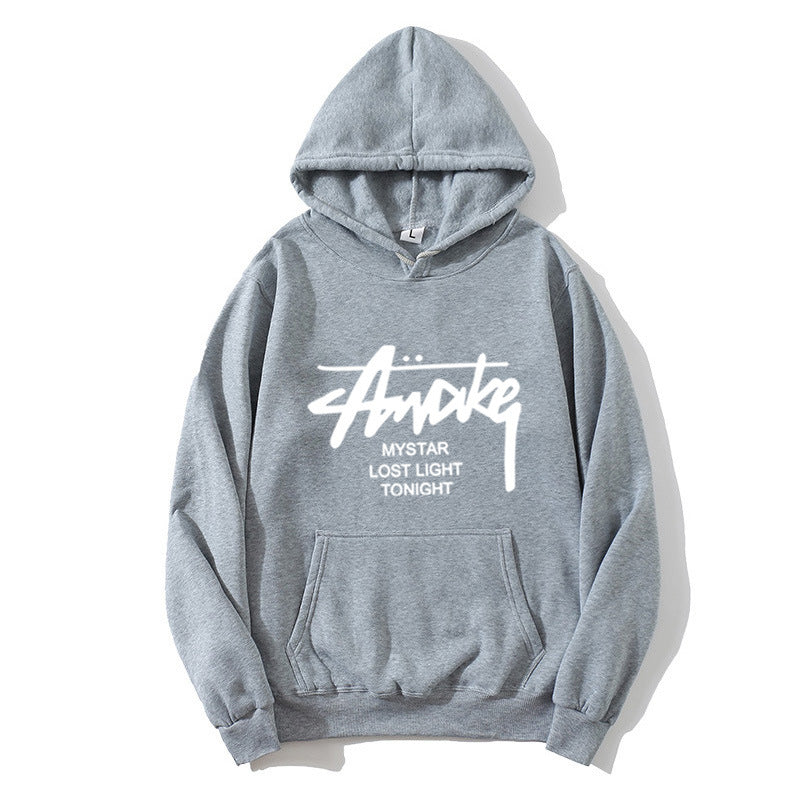 Ladies hoodie with modern lettering Lisslune